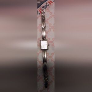 Anne Klein Dual Tone Brushed Metal Watch - New Without Tags